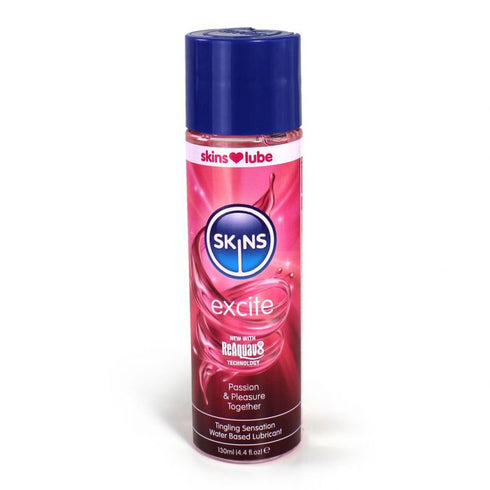 Skins Excite Tingling Water Based Lubricant 4.4 Fl Oz (130Ml)