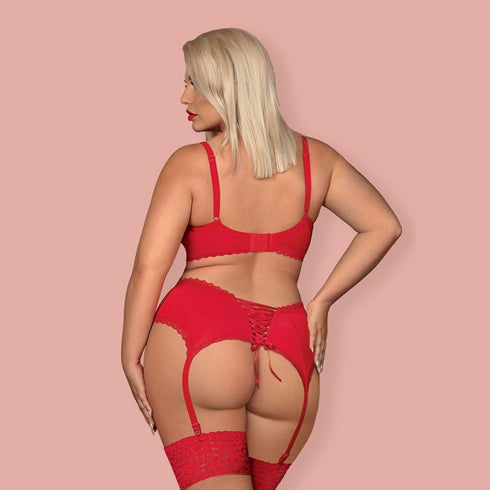 Obsessive - Jolierose 3-Pcs - Red