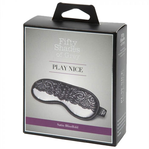 Fifty Shades Of Grey Play Nice Satin & Lace Blindfold