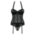 Obsessive Black Corset & Thong Set