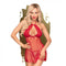 Penthouse Libido Boost Point D'Esprit Babydoll With Eyelash Trim Including
