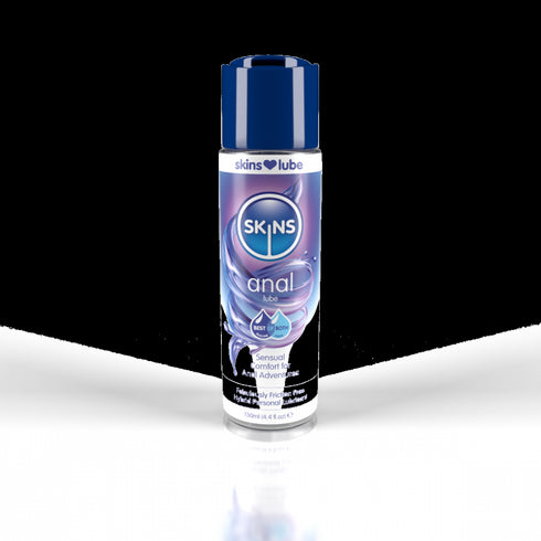 Skins Anal Hybrid Silicone And Water Based Lubricant 4.4 Fl Oz (130Ml)