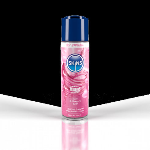 Skins Bubblegum Water Based Lubricant 4.4 Fl Oz (130Ml)