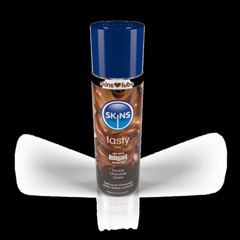 Skins Double Chocolate Water Based Lubricant 4.4 Fl Oz (130Ml)